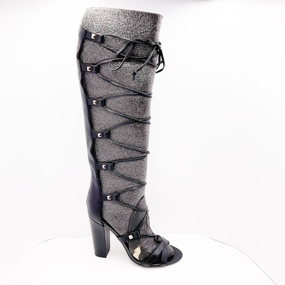 🆕{GUESS} Annalie Studded Block-Heel Gladiator Sandals - Picture 3 of 16